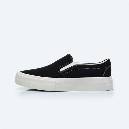 Black Platform Slip-On Sneaker